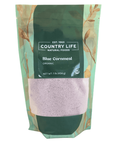 Cornmeal, Blue, Organic by Country Life Natural Foods