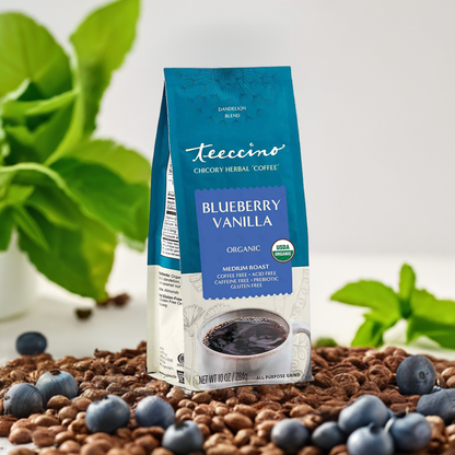 Blueberry Vanilla Chicory Herbal Coffee