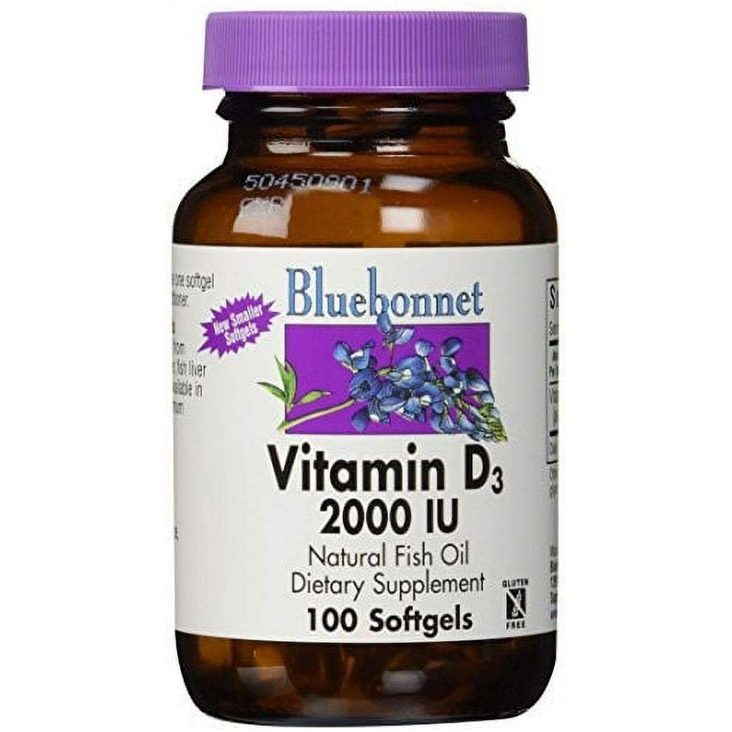 Bluebonnet Vitamin D3 2000 IU Natural Fish Oil, 100 Softgels by Pasteur Pharmacy