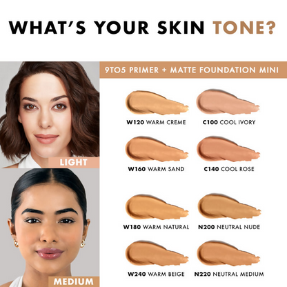 Lakme 9 To 5 Primer + Matte Mini Foundation - Warm Beige