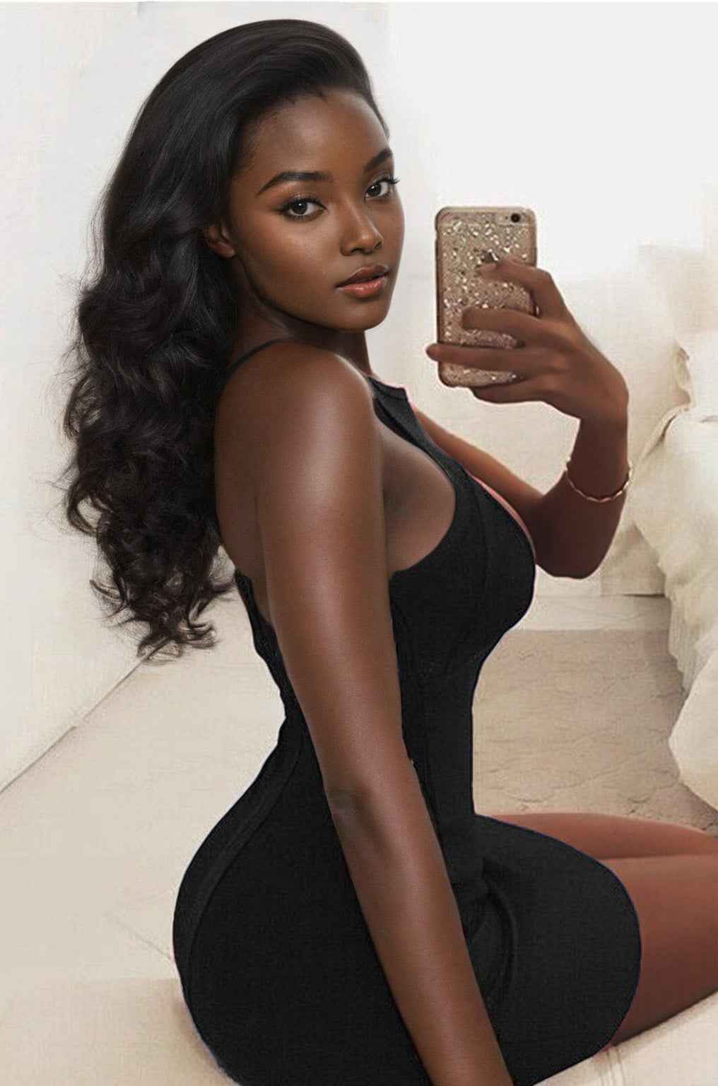 Busty Cut Out Seamless Dress