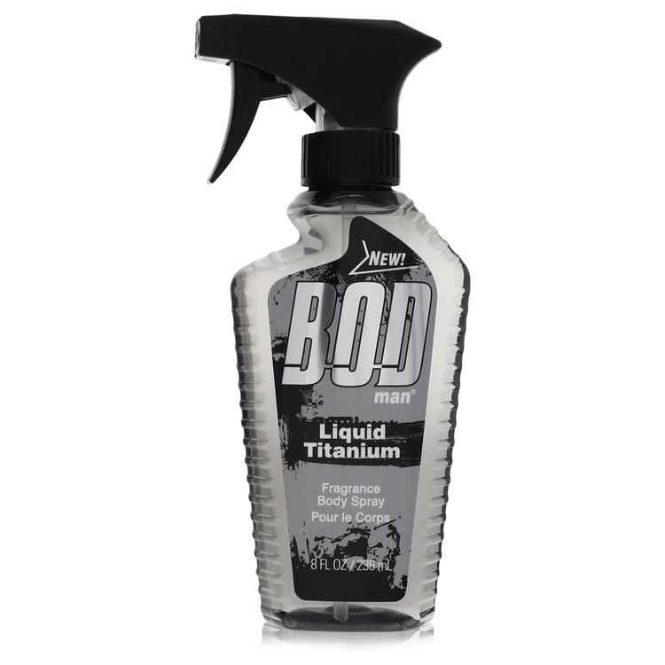 Bod Man Liquid Titanium by Parfums De Coeur Fragrance Body Spray 8 oz for Men