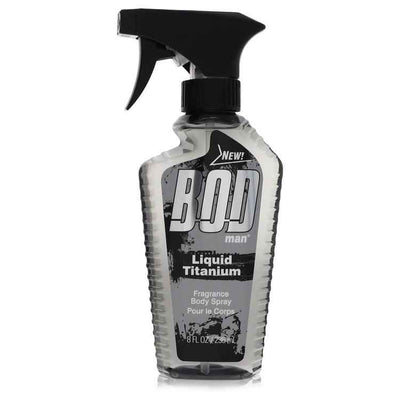 Bod Man Liquid Titanium by Parfums De Coeur Fragrance Body Spray 8 oz for Men