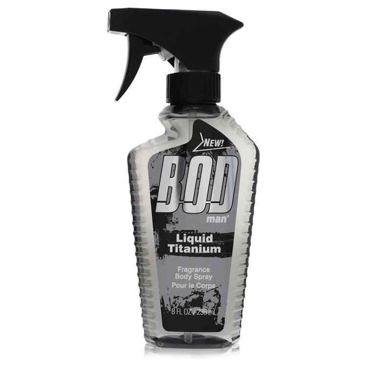 Bod Man Liquid Titanium by Parfums De Coeur Fragrance Body Spray 8 oz for Men