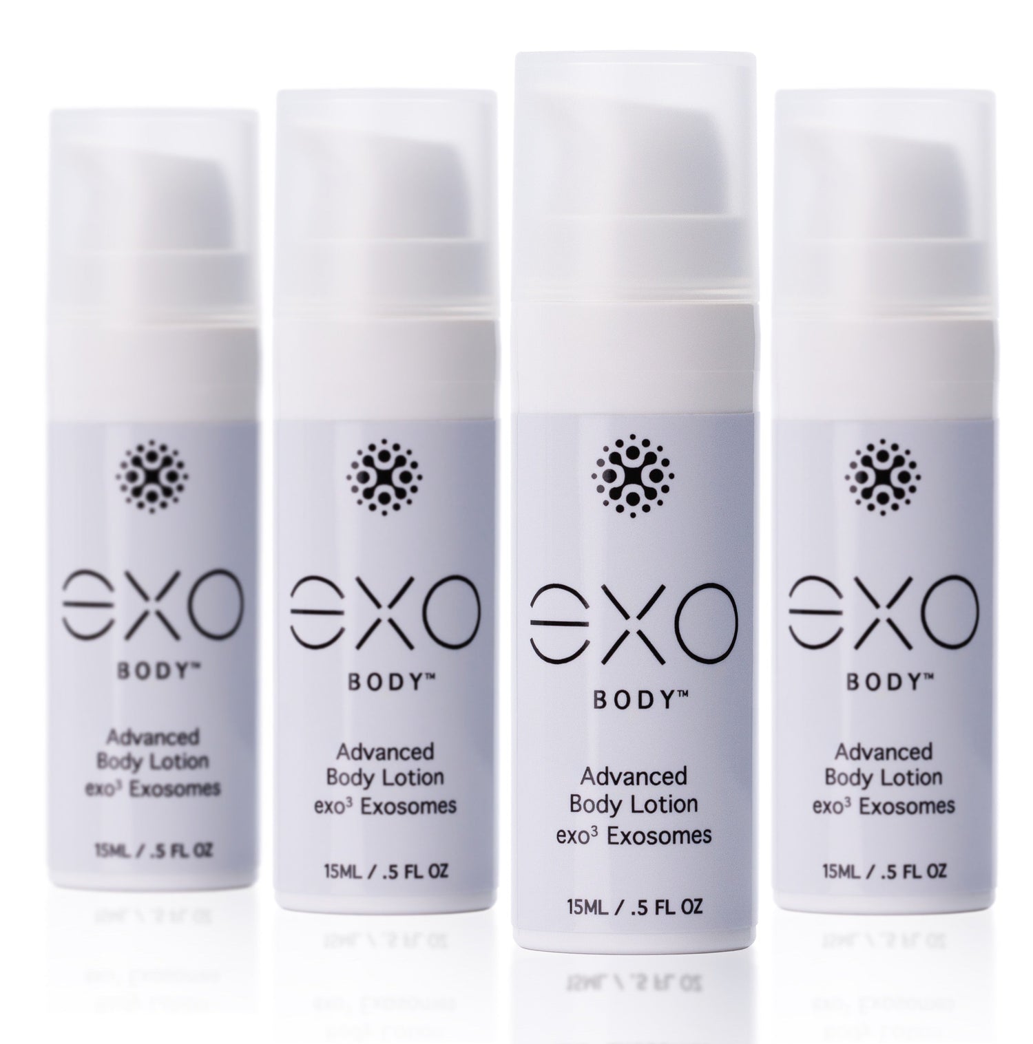 EXO BODY™ - Advanced Body Lotion - Travel Size, 4 bottles - 15ML / .5 fl oz (x4) by Exoceuticals