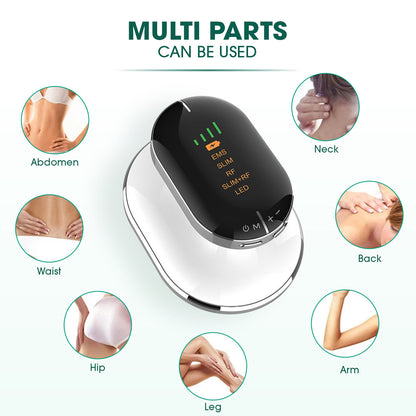 Advanced Body Slimming & Contouring Device - RF, EMS & LED Therapy for Fat Reduction - DestGlow