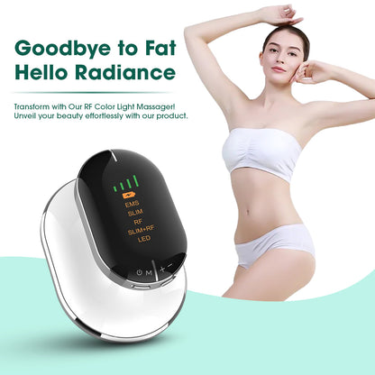 Advanced Body Slimming & Contouring Device - RF, EMS & LED Therapy for Fat Reduction - DestGlow