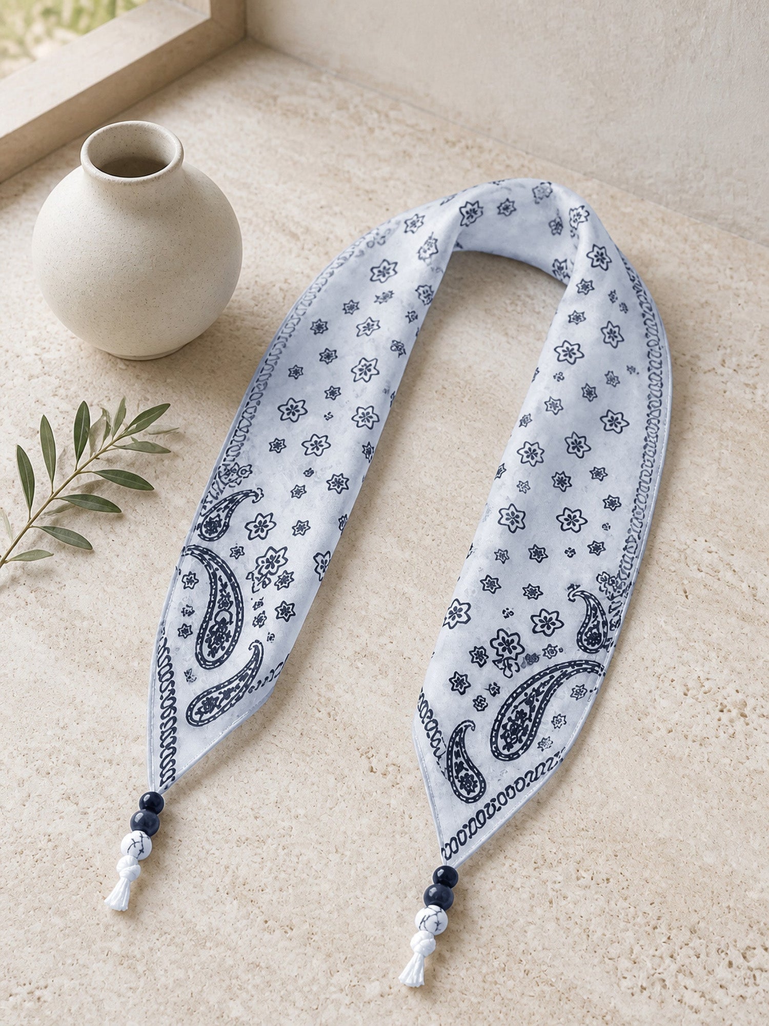 Bohemian Floral Multi-Functional Silk Scarf  DestGlow