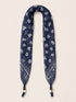 Bohemian Floral Multi-Functional Silk Scarf  DestGlow