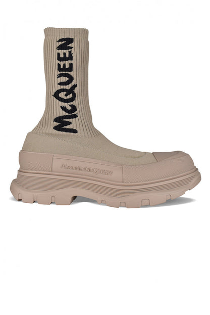 Alexander Mcqueen Men Graffiti Tread Slick Boots by Luosophy