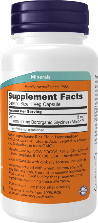 Boron 3mg by Country Life Natural Foods