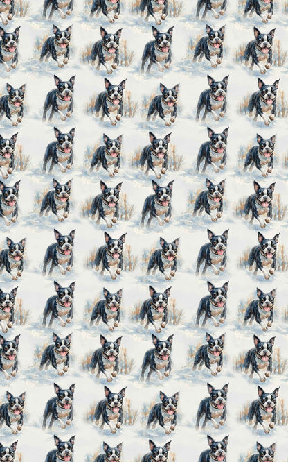 Tuxedo Tracks in the Snow