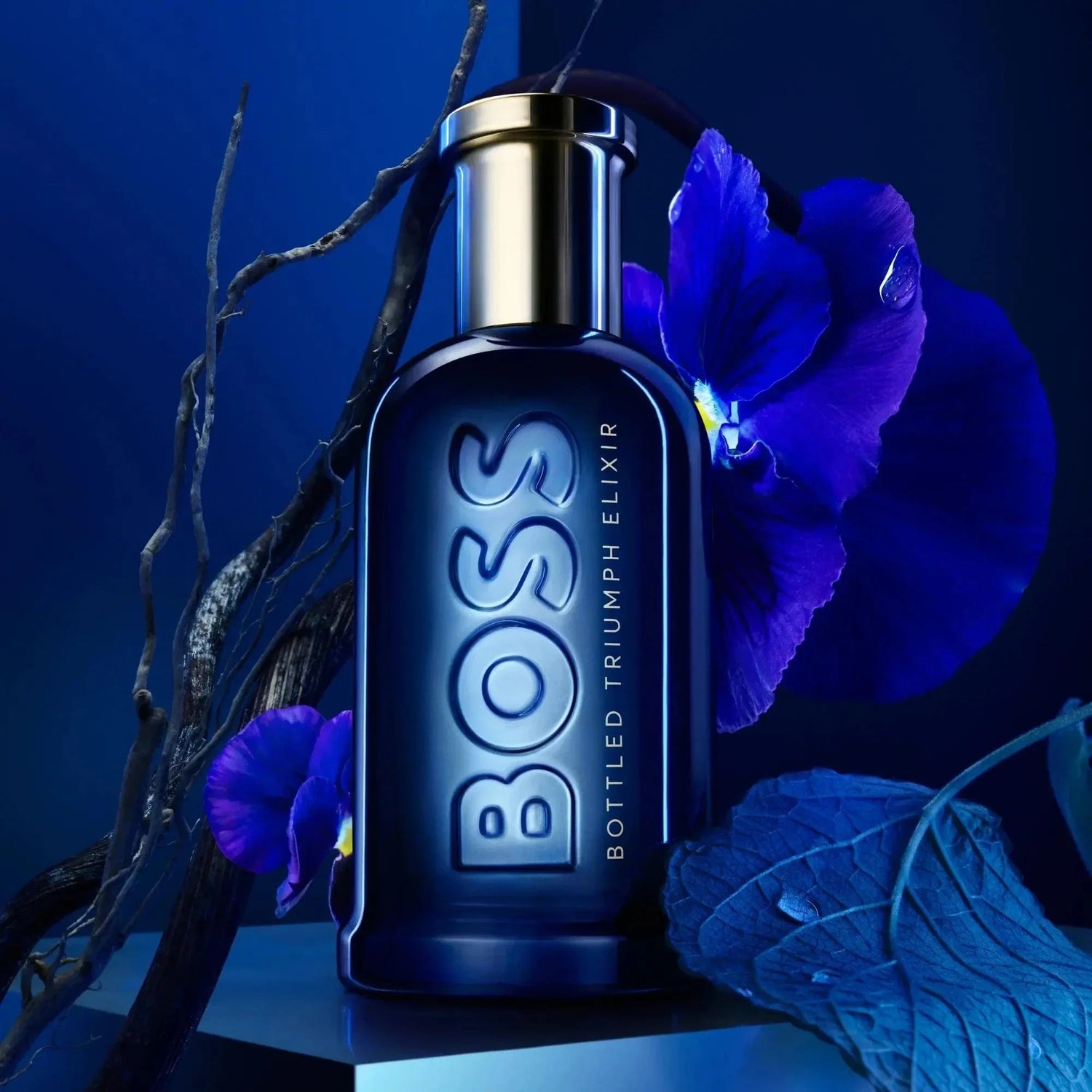 Bottled Triumph Elixir Intense By Hugo Boss For Men 3.3oz Parfum Spray by perfumesandrea
