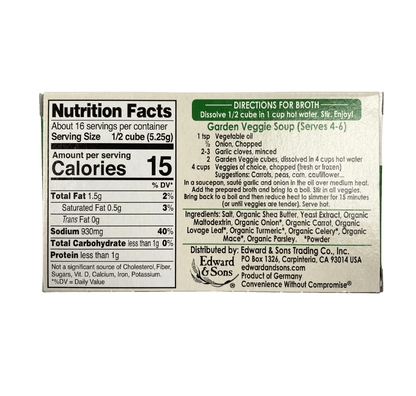 Bouillon Cubes, Vegan by Country Life Natural Foods