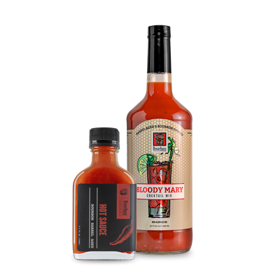 Bloody Mary Bundle: Bourbon Barrel Bloody Mary Mix & Barrel Aged Hot Sauce