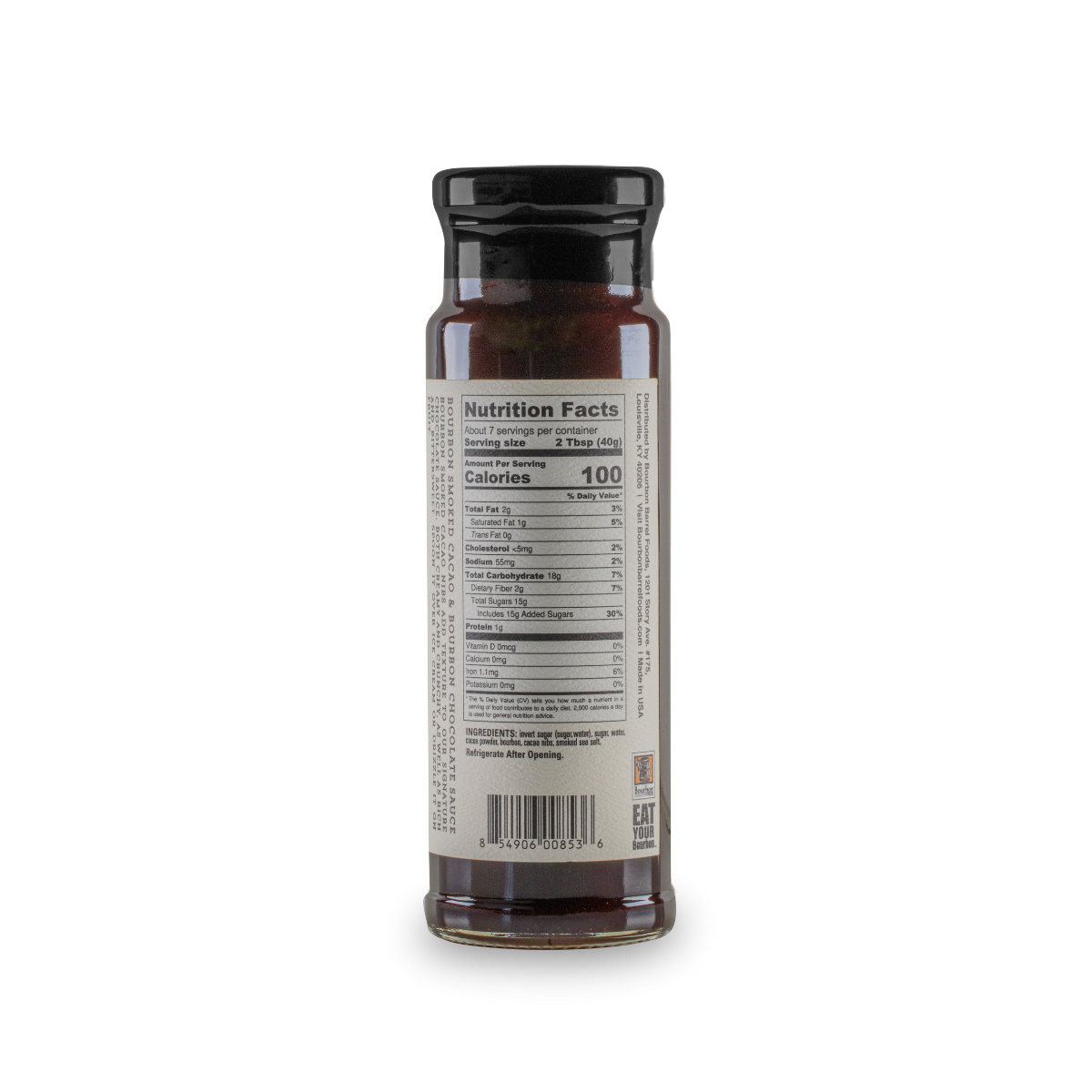 Chocolate Sauce – Bourbon Smoked Cacao Nibs &amp; Bourbon