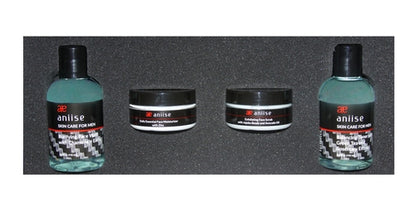 Men's Essential Skin Care Set - Complete Grooming Kit with Cleanser, Scrub & Eye Cream