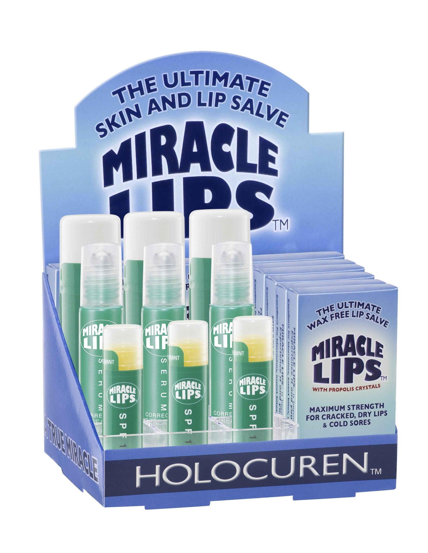 MIRACLE LIPS: SALVE, Serum, SPF 15 Correct and Protect