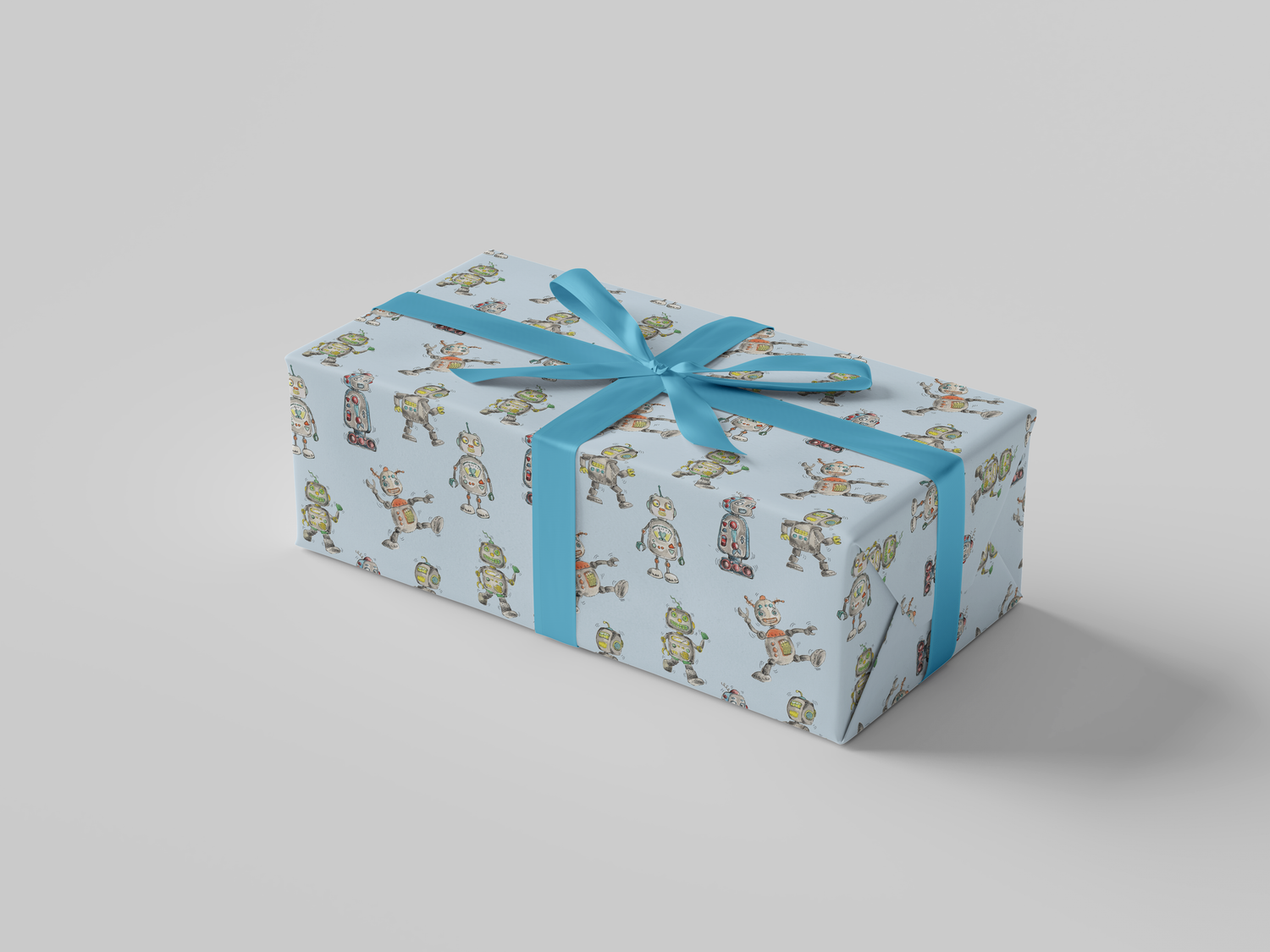 Box-tastic Bots Gift Wrap