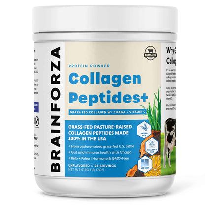 Collagen Peptides w/ Chaga &amp; Vitamin C