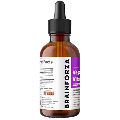 Vegan+ Vitamin B12 Liquid Drops, 2oz