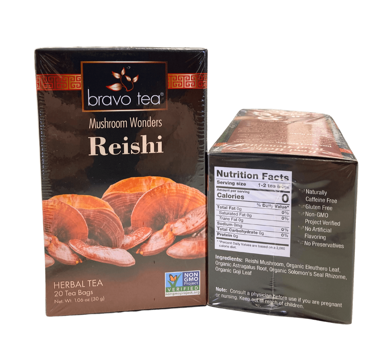 Herbal Tea, Bravo, Mushroom Wonders by Country Life Natural Foods