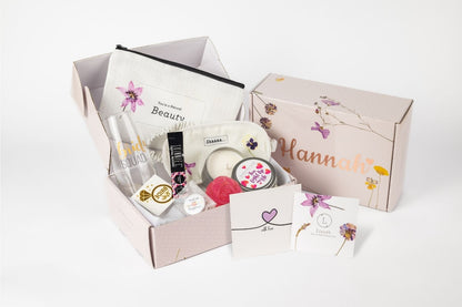 Bridal shower gift, Bridesmaids gift box, Natural spa gift set  DestGlow