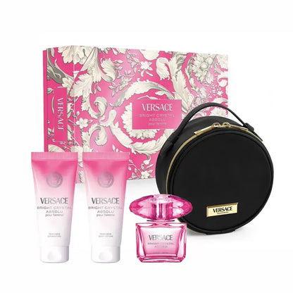 Bright Crystal Absolu By Versace For Women 4Pcs Set EDP Spray by perfumesandrea
