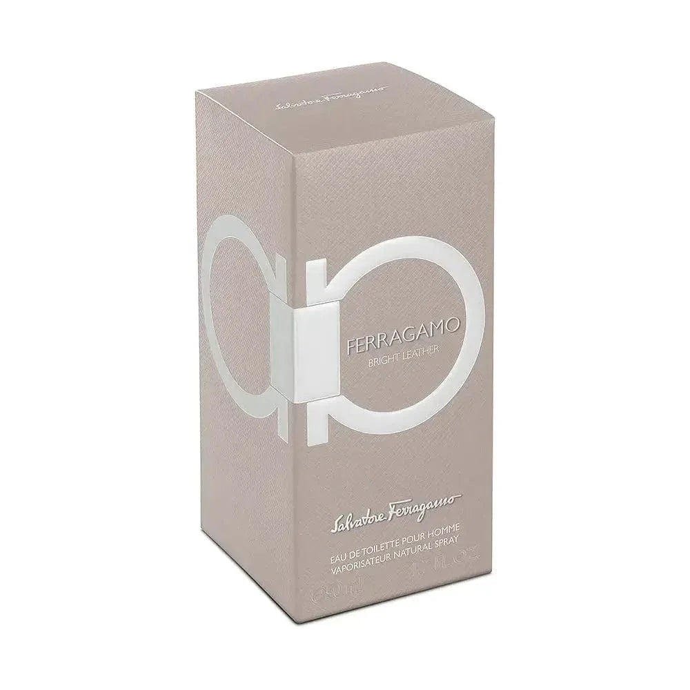 Bright Leather By Salvatore Ferragamo For Men 3.4oz EDT Spray (TESTER)