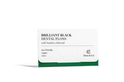 Brilliant Black® Floss – Whitens Between Teeth Naturally