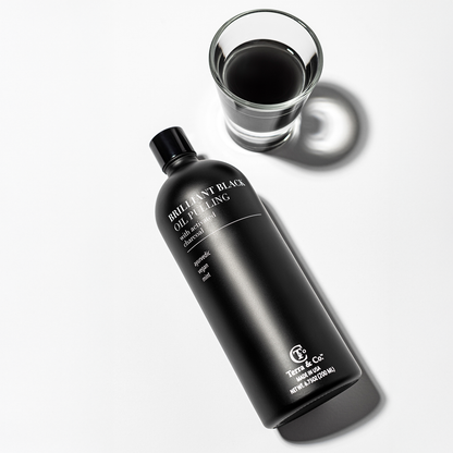 Brilliant Black® Oil Pulling – Ayurvedic Mouthwash for Teeth Whitening, Detox &amp; Gum Health