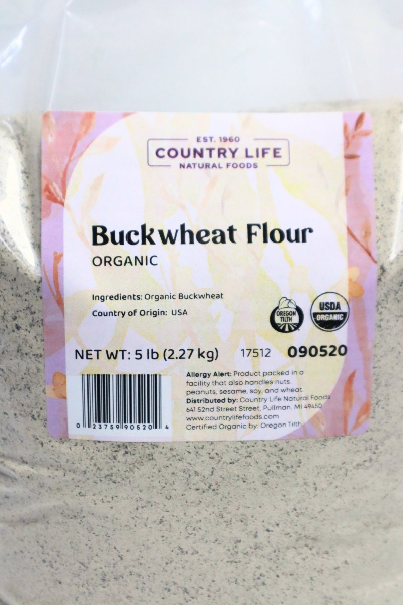 Buckwheat Flour, Organic by Country Life Natural Foods
