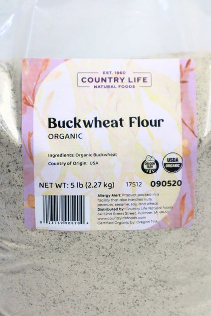 Buckwheat Flour, Organic by Country Life Natural Foods