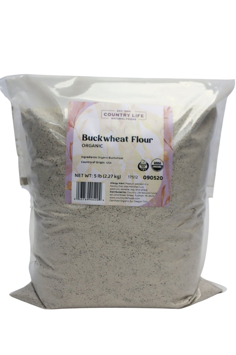 Buckwheat Flour, Organic by Country Life Natural Foods