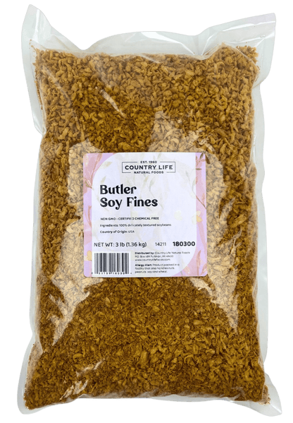 Soy Fines, Non-GMO, Butler by Country Life Natural Foods