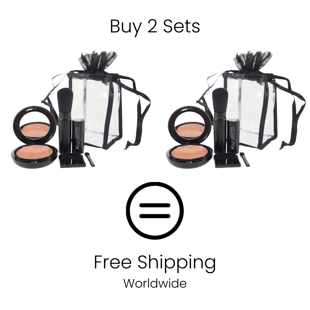 GO NATURAL® ALL-IN-ONE® Powder - Travel Gift Set  DestGlow