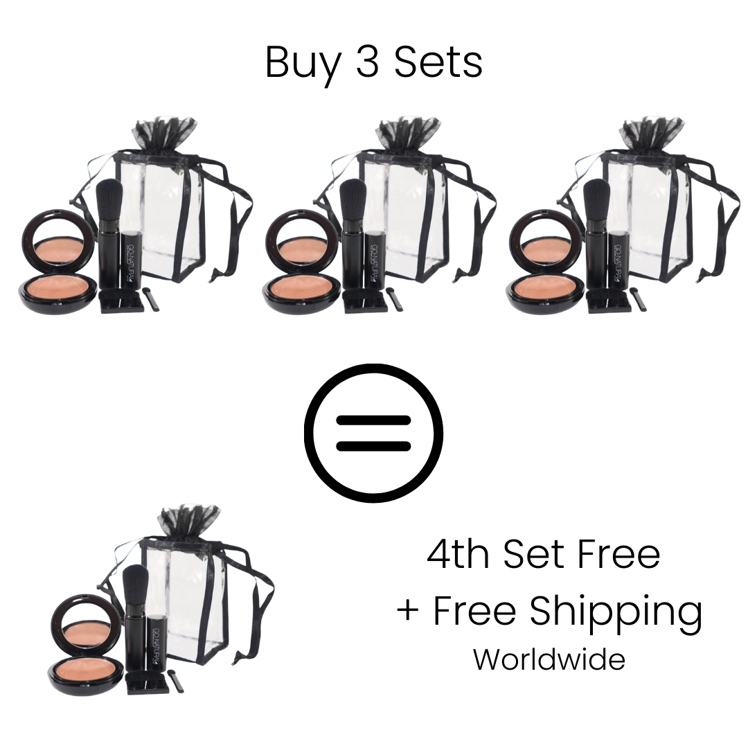 GO NATURAL® ALL-IN-ONE® Powder - Travel Gift Set  DestGlow