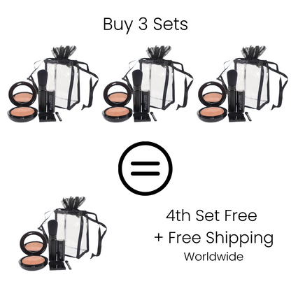 GO NATURAL® ALL-IN-ONE® Powder - Travel Gift Set  DestGlow