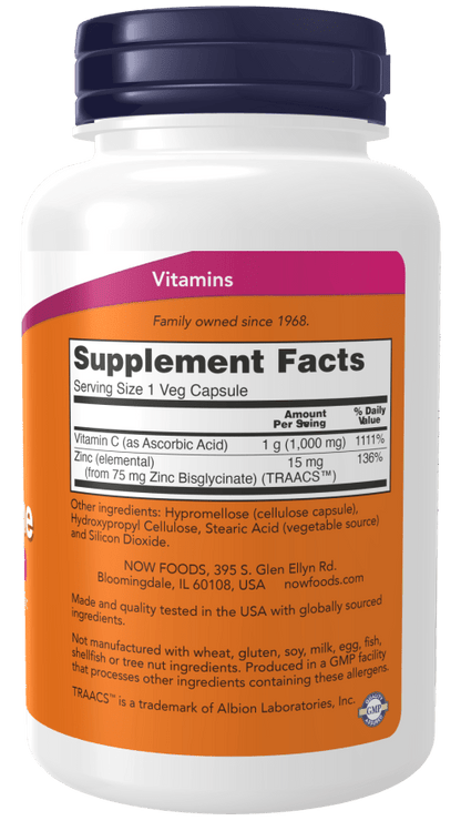 C-1,000 Zinc Immune by Country Life Natural Foods