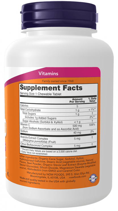 C-500 Chewable Cherry-Berry by Country Life Natural Foods