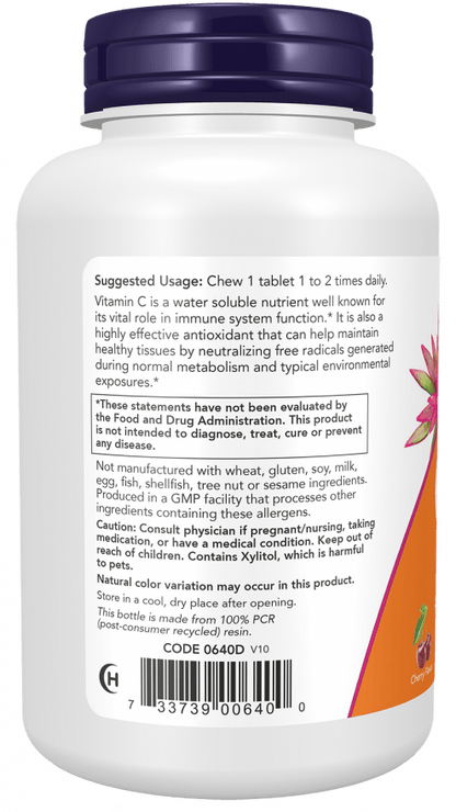 C-500 Chewable Cherry-Berry by Country Life Natural Foods