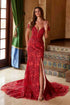 Nox Anabel C1600 Off the Shoulder Fully Beaded Long Train Dress by DiscountDressShop