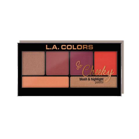 L.A. COLORS So Cheeky Blush &amp; Highlighter - Hot &amp;amp; Spicy 