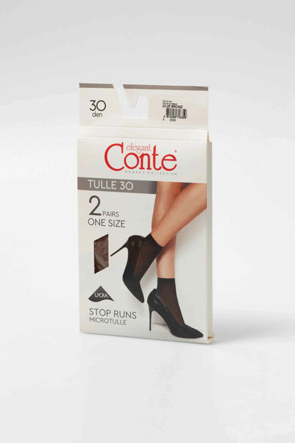 Socks Conte Tulle 30 Den (2 pairs)