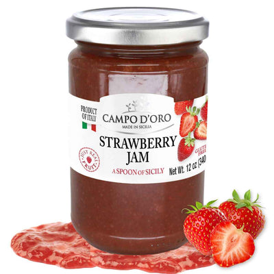 Campo D'Oro, Sicilian Strawberry Jam, 12 oz (340g)