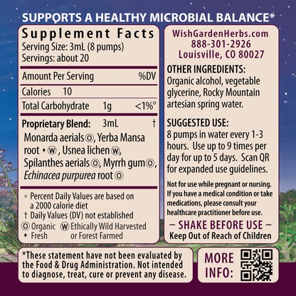 Candida Rescue Microbiome Stabilizer by WishGarden Herbs