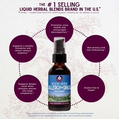 Kick-Ass Allergy &amp; Sinus Soother by WishGarden Herbs