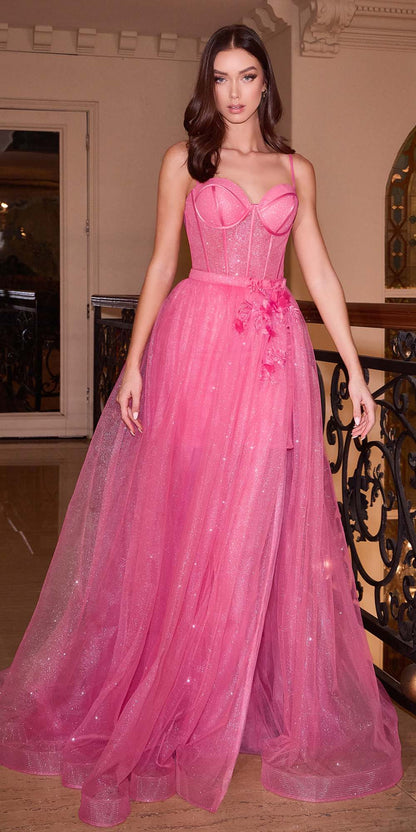 Ladivine CB146 Short Prom Dress With Removable Overskirt by DiscountDressShop