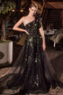 Ladivine CB157 Dress One Shoulder Black Ball Gown by DiscountDressShop