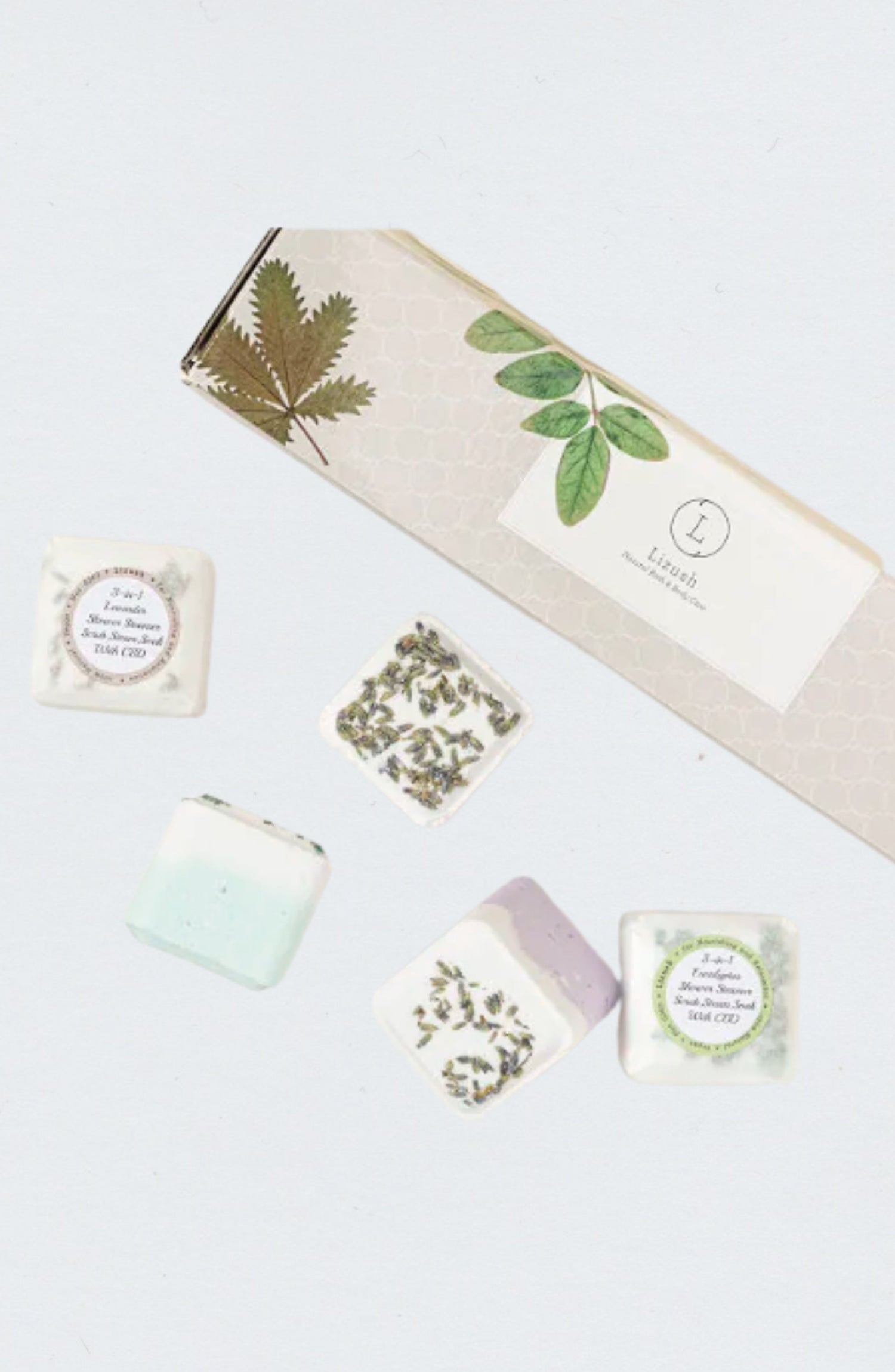 CBD Shower Steamers Gift Set with CBD - 5 Big Fizzies (THC Free)  DestGlow